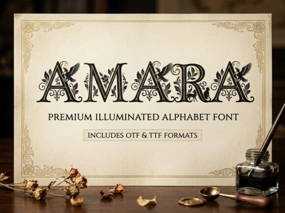 Amara: A Bold Display Font for Impactful Design