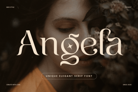 Angela: An Elegant Typeface for Refined and Stylish Projects