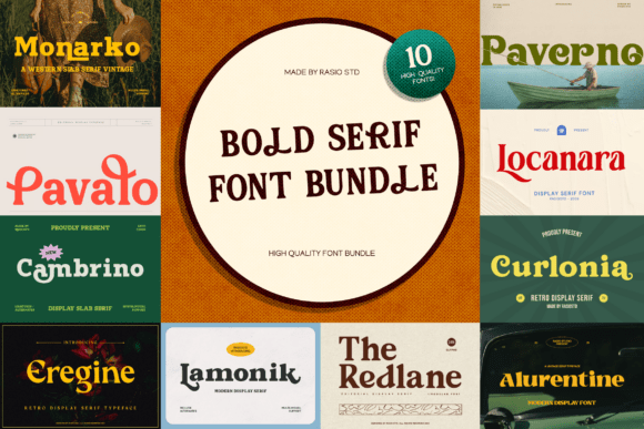 Bold Serif Bundle: Powerful Typography for Impactful Design