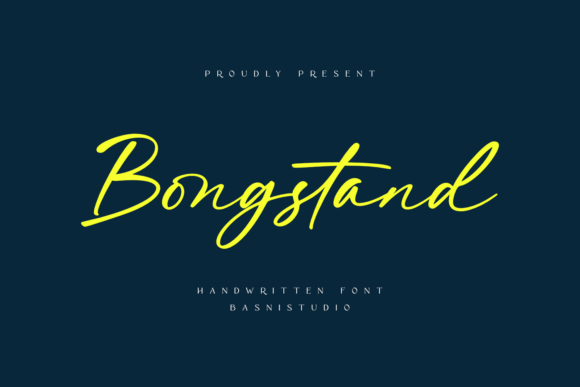 Bongstand: Bold Handwritten Font for Dynamic Design
