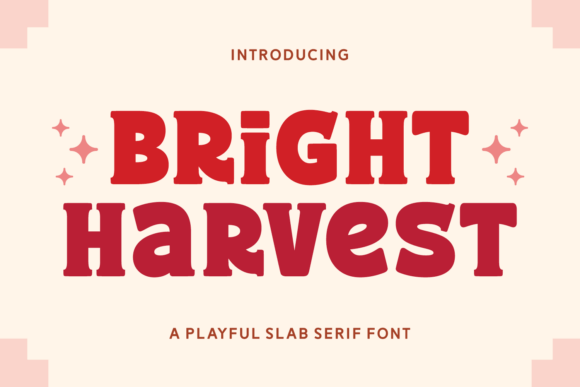 Bright Harvest: A Stylish Slab Serif for Modern Design