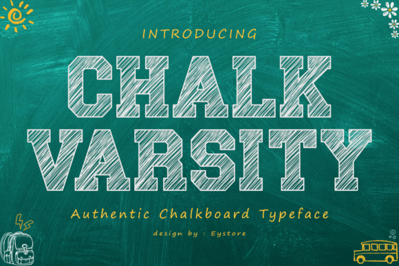 Chalk Varsity: The Authentic Chalkboard Typeface