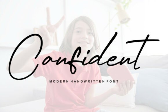 Confident Font: A Stylish Handwritten Typeface for Modern Design