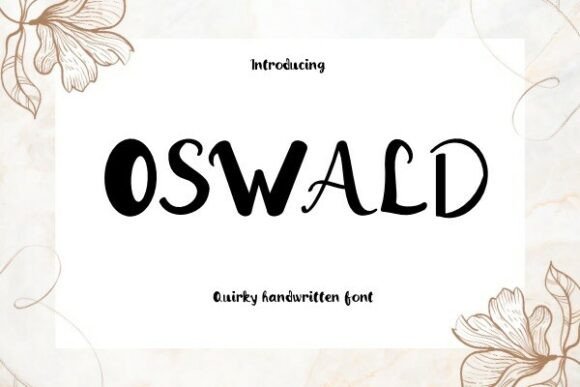 Discover the Charming Oswald Handwritten Typeface