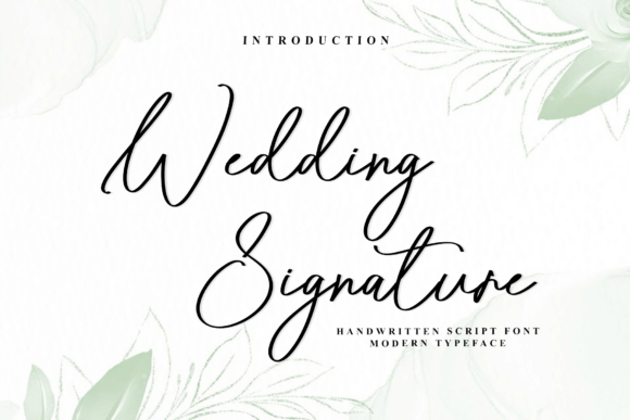 Elegant Wedding Signature Font for Modern Designs