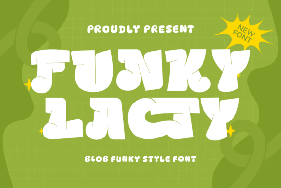 Funky Lacy: Bold and Playful Display Font