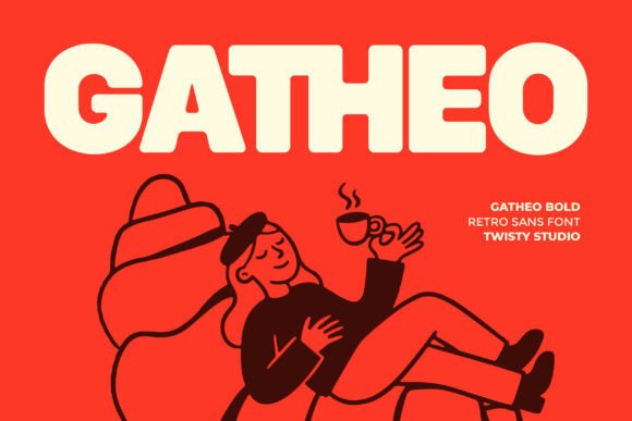 Gatheo: A Bold Retro Sans with Modern Appeal