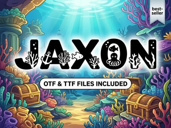 Jaxon: Dive into Creativity with This Vibrant Display Font