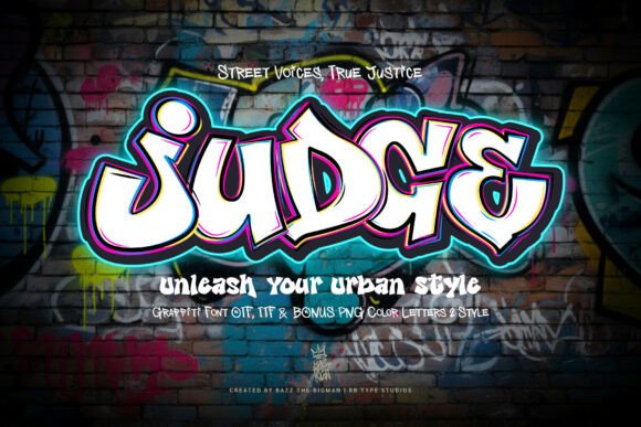 Judge: A Bold Typeface for Urban Creativity