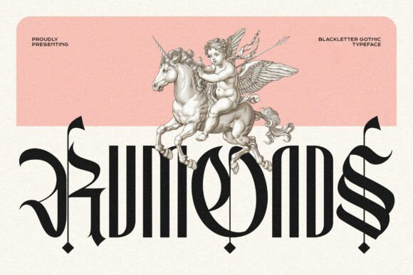 Rumonds: A Modern Blackletter Typeface for Bold Branding