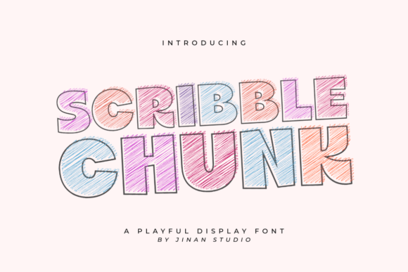 Scrible Chunk: Playful Display Font for Vibrant Designs