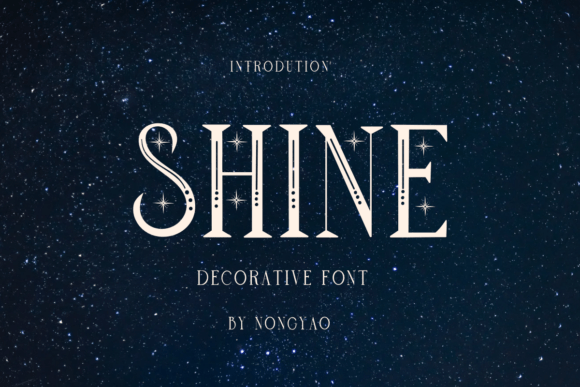 Shine: A Celestial Serif for Luminous Designs