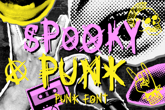 Spooky Punk: A Typeface for Bold, Rebellious Design