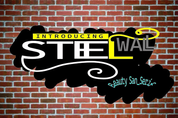 Steel Wall: A Bold Display Font for Impactful Designs