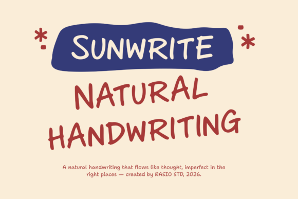 Sunwrite: Warm Handwriting for Authentic Design