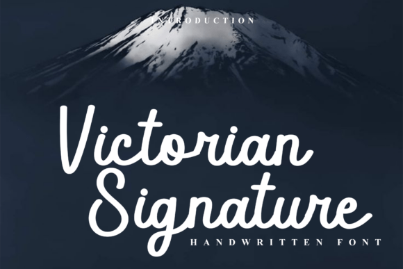 Victorian Signature: Elegant Handwritten Font for Modern Design