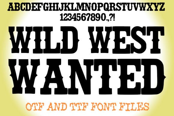 Wild West Wanted: A Display Slab Serif for Bold Branding