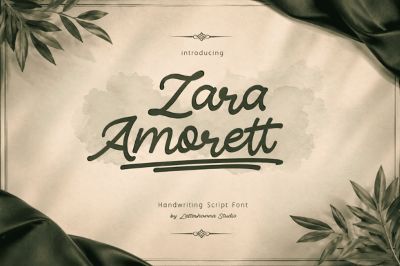 Zara Amorett: A Modern Handwritten Script Font for Creative Designs